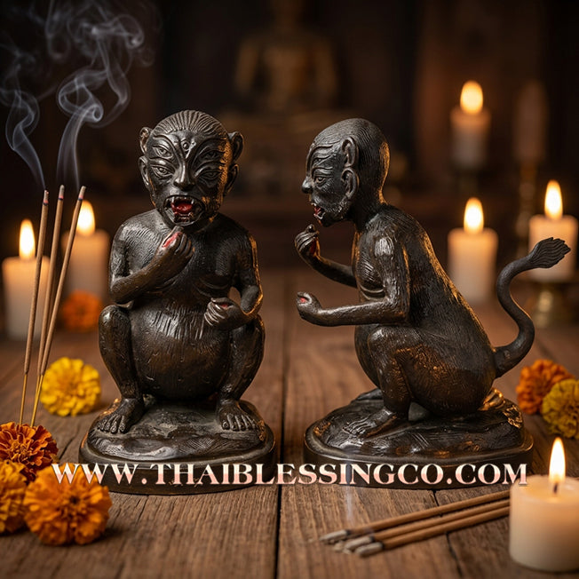 🔥 Sacred "Si Hu Ha Ta" (The Deity of Infinite Wealth) – Samrit Bronze Edition: Wat Phra Bat Huay Tom (2011) – The Timeless Engine for Sovereign Abundance, Commercial Victory, and Massive Fortune!