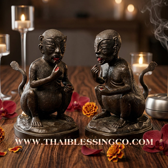 🔥 Sacred "Si Hu Ha Ta" (The Deity of Infinite Wealth) – Samrit Bronze Edition: Wat Phra Bat Huay Tom (2011) – The Timeless Engine for Sovereign Abundance, Commercial Victory, and Massive Fortune!