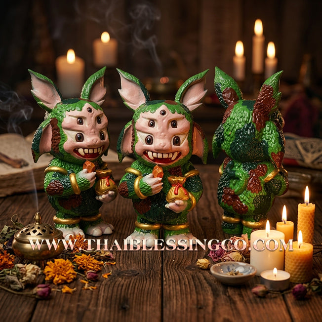🔥 Sacred "Si Hu Ha Ta" (The Deity of Instant Fortune) – Ruay Than Tee Edition: Kruba Chaiya Pataphi, Doi Duang Kaew Sapphanyu (2025) – The High-Velocity Engine for Immediate Wealth, Magnetic Attraction, and Sovereign Command!
