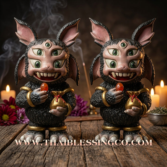 🔥 Sacred "Si Hu Ha Ta" (The Deity of Instant Fortune) – Ruay Than Tee Edition: Kruba Chaiya Pataphi, Doi Duang Kaew Sapphanyu (2025) – The High-Velocity Engine for Immediate Wealth, Magnetic Attraction, and Sovereign Command!