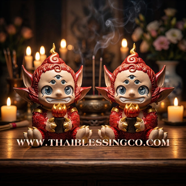 🔥 Sacred "Si Hu Ha Ta" (The Deity of Miraculous Fortune) – Fah Prathan Edition: Phra Khru Palat Thanaphat, Wat Thammachai Mongkol (2026) – The Divine Engine for Heaven-Sent Wealth, Sovereign Command, and Absolute Prosperity!