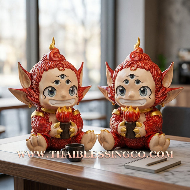 🔥 Sacred "Si Hu Ha Ta" (The Deity of Miraculous Fortune) – Fah Prathan Edition: Phra Khru Palat Thanaphat, Wat Thammachai Mongkol (2026) – The Divine Engine for Heaven-Sent Wealth, Sovereign Command, and Absolute Prosperity!