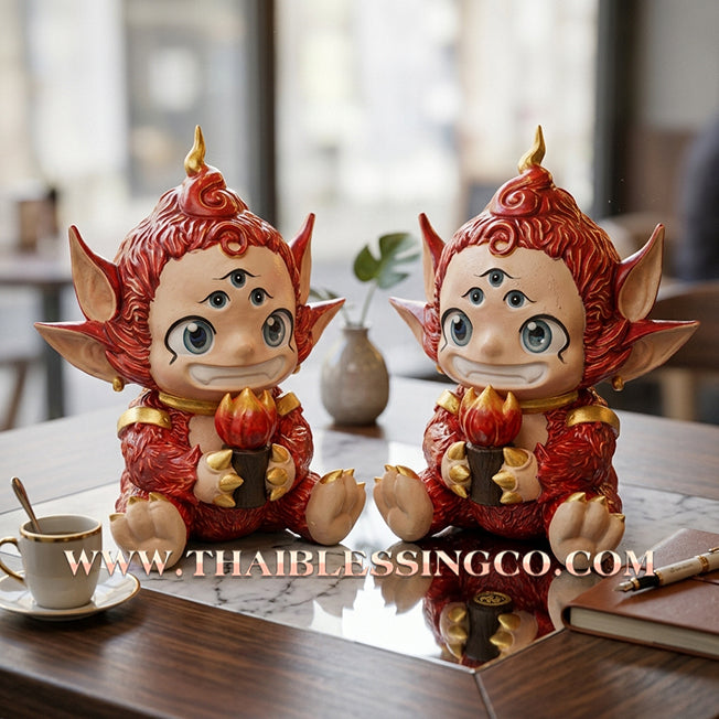🔥 Sacred "Si Hu Ha Ta" (The Deity of Miraculous Fortune) – Fah Prathan Edition: Phra Khru Palat Thanaphat, Wat Thammachai Mongkol (2026) – The Divine Engine for Heaven-Sent Wealth, Sovereign Command, and Absolute Prosperity!