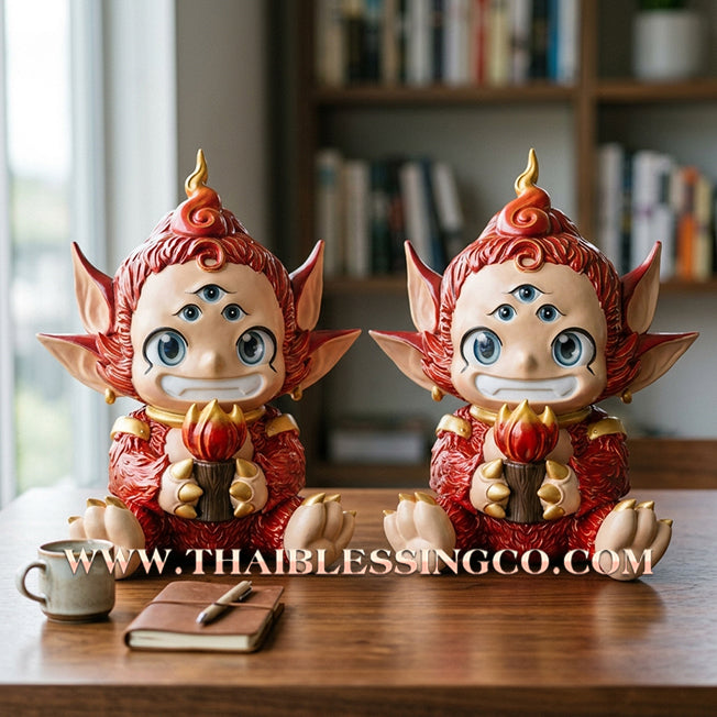 🔥 Sacred "Si Hu Ha Ta" (The Deity of Miraculous Fortune) – Fah Prathan Edition: Phra Khru Palat Thanaphat, Wat Thammachai Mongkol (2026) – The Divine Engine for Heaven-Sent Wealth, Sovereign Command, and Absolute Prosperity!