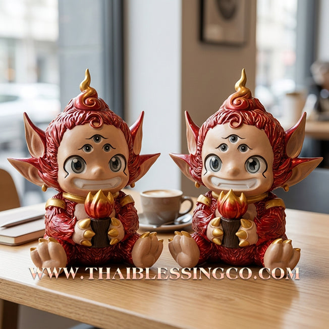 🔥 Sacred "Si Hu Ha Ta" (The Deity of Miraculous Fortune) – Fah Prathan Edition: Phra Khru Palat Thanaphat, Wat Thammachai Mongkol (2026) – The Divine Engine for Heaven-Sent Wealth, Sovereign Command, and Absolute Prosperity!