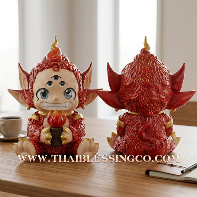 🔥 Sacred "Si Hu Ha Ta" (The Deity of Miraculous Fortune) – Fah Prathan Edition: Phra Khru Palat Thanaphat, Wat Thammachai Mongkol (2026) – The Divine Engine for Heaven-Sent Wealth, Sovereign Command, and Absolute Prosperity!