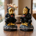 🔥 Sacred "Si Hu Ha Ta" (The Deity of Miraculous Fortune) – Mineral Ore with Golden Face Edition: Kruba Nuea Rit, Wat Tha Nak (2018) – The Primal Engine for Extreme Wealth, Sovereign Authority, and Unstoppable Prosperity!
