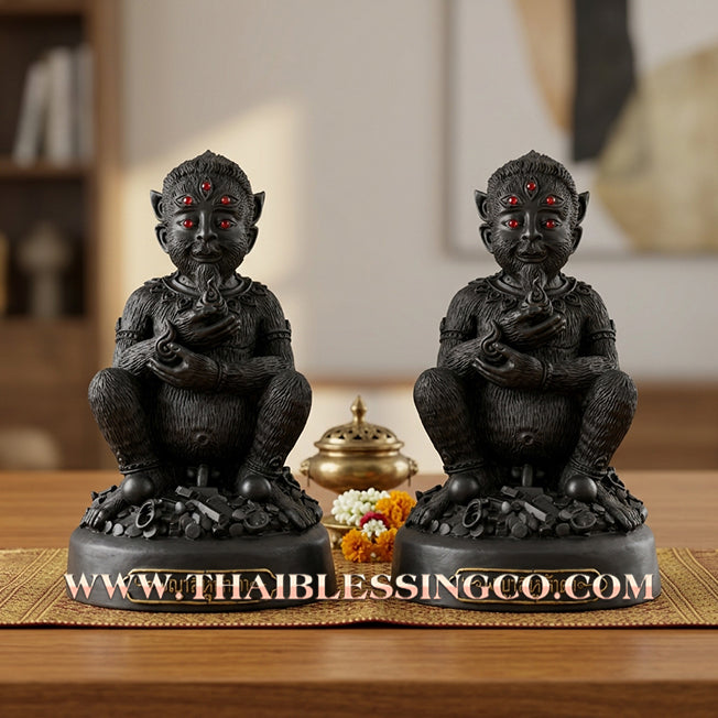 🔥 Sacred "Si Hu Ha Ta" (The Deity of Miraculous Fortune) – Mystical Mineral Ore Edition: Kruba Nuea Rit, Wat Tha Nak (2018) – The Primal Engine for Extreme Wealth, Sovereign Authority, and Unstoppable Prosperity!