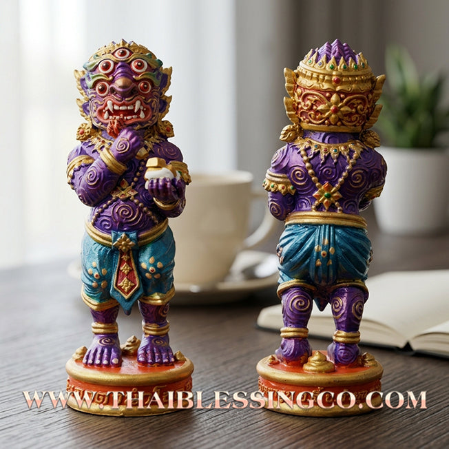 ✨🔥 Sacred "Si Hu Ha Ta" (The Deity of Miraculous Fortune) – Ruay Charoen Edition: Kruba Boonyang, Wat Huay Nam Un (2024) – The Supreme Engine for Prosperous Wealth, Sovereign Authority, and Absolute Protection!