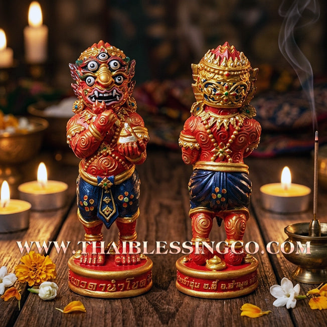 ✨🔥 Sacred "Si Hu Ha Ta" (The Deity of Miraculous Fortune) – Ruay Charoen Edition: Kruba Boonyang, Wat Huay Nam Un (2024) – The Supreme Engine for Prosperous Wealth, Sovereign Authority, and Absolute Protection!