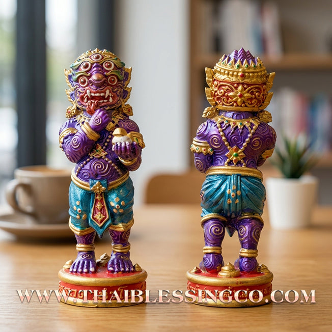 ✨🔥 Sacred "Si Hu Ha Ta" (The Deity of Miraculous Fortune) – Ruay Charoen Edition: Kruba Boonyang, Wat Huay Nam Un (2024) – The Supreme Engine for Prosperous Wealth, Sovereign Authority, and Absolute Protection!