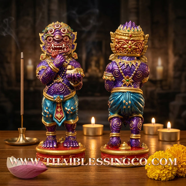 ✨🔥 Sacred "Si Hu Ha Ta" (The Deity of Miraculous Fortune) – Ruay Charoen Edition: Kruba Boonyang, Wat Huay Nam Un (2024) – The Supreme Engine for Prosperous Wealth, Sovereign Authority, and Absolute Protection!