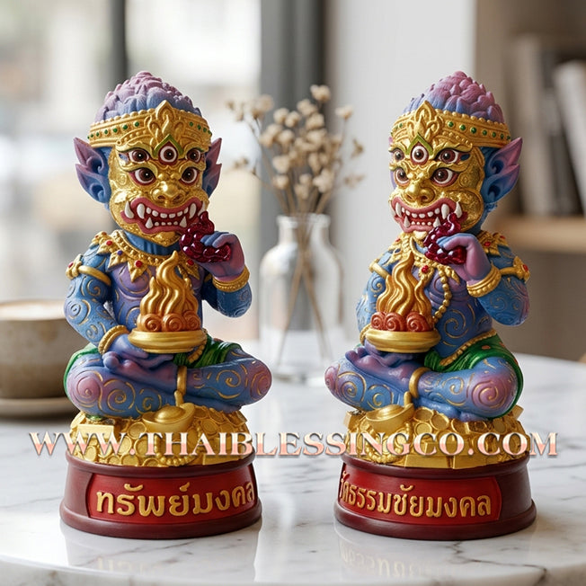 ✨🔥 Sacred "Si Hu Ha Ta" (The Deity of Miraculous Fortune) – Sub Mongkol Edition: Phra Khru Palat Thanaphat, Wat Thammachai Mongkol (2025) – The Divine Engine for Imperial Wealth, Sovereign Power, and Absolute Protection!