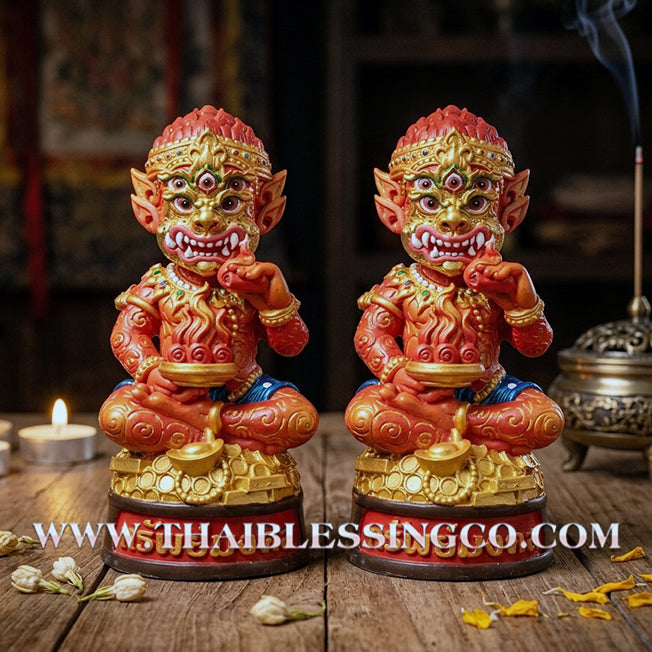 ✨🔥 Sacred "Si Hu Ha Ta" (The Deity of Miraculous Fortune) – Sub Mongkol Edition: Phra Khru Palat Thanaphat, Wat Thammachai Mongkol (2025) – The Divine Engine for Imperial Wealth, Sovereign Power, and Absolute Protection!