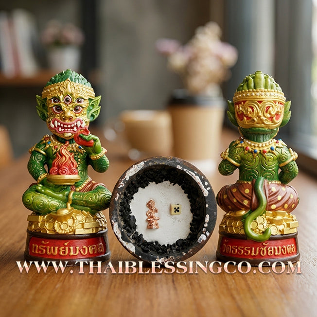 ✨🔥 Sacred "Si Hu Ha Ta" (The Deity of Miraculous Fortune) – Sub Mongkol Edition: Phra Khru Palat Thanaphat, Wat Thammachai Mongkol (2025) – The Divine Engine for Imperial Wealth, Sovereign Power, and Absolute Protection!