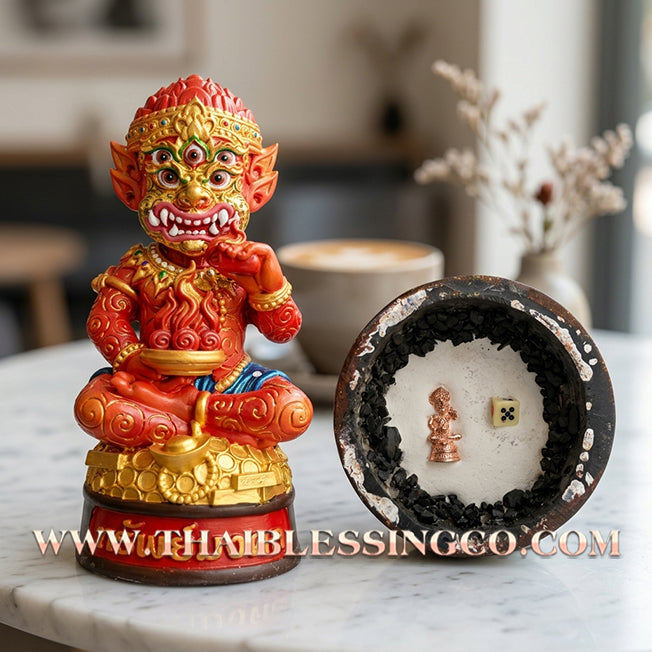 ✨🔥 Sacred "Si Hu Ha Ta" (The Deity of Miraculous Fortune) – Sub Mongkol Edition: Phra Khru Palat Thanaphat, Wat Thammachai Mongkol (2025) – The Divine Engine for Imperial Wealth, Sovereign Power, and Absolute Protection!