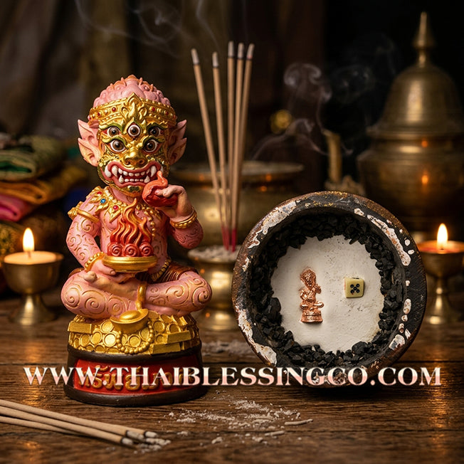 ✨🔥 Sacred "Si Hu Ha Ta" (The Deity of Miraculous Fortune) – Sub Mongkol Edition: Phra Khru Palat Thanaphat, Wat Thammachai Mongkol (2025) – The Divine Engine for Imperial Wealth, Sovereign Power, and Absolute Protection!