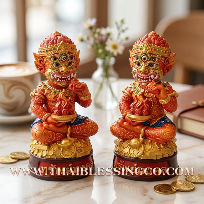 ✨🔥 Sacred "Si Hu Ha Ta" (The Deity of Miraculous Fortune) – Sub Mongkol Edition: Phra Khru Palat Thanaphat, Wat Thammachai Mongkol (2025) – The Divine Engine for Imperial Wealth, Sovereign Power, and Absolute Protection!