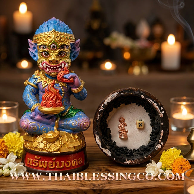 ✨🔥 Sacred "Si Hu Ha Ta" (The Deity of Miraculous Fortune) – Sub Mongkol Edition: Phra Khru Palat Thanaphat, Wat Thammachai Mongkol (2025) – The Divine Engine for Imperial Wealth, Sovereign Power, and Absolute Protection!