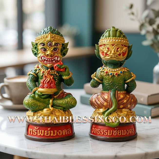 ✨🔥 Sacred "Si Hu Ha Ta" (The Deity of Miraculous Fortune) – Sub Mongkol Edition: Phra Khru Palat Thanaphat, Wat Thammachai Mongkol (2025) – The Divine Engine for Imperial Wealth, Sovereign Power, and Absolute Protection!