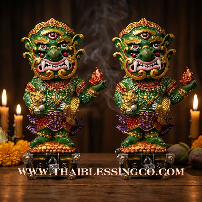 🔥 Sacred "Si Hu Ha Ta" (The Deity of Miraculous Fortune) – Tevada Hai Lap Edition: Arjan Tong, Samnak Phuttha-khun Lanna (2025) – The Grand Engine for Divine Windfalls, Imperial Wealth, and Sovereign Influence!