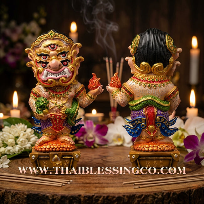 🔥 Sacred "Si Hu Ha Ta" (The Deity of Miraculous Fortune) – Tevada Hai Lap Edition: Arjan Tong, Samnak Phuttha-khun Lanna (2025) – The Grand Engine for Divine Windfalls, Imperial Wealth, and Sovereign Influence!