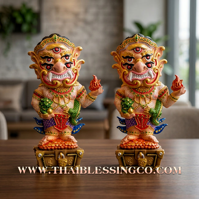 🔥 Sacred "Si Hu Ha Ta" (The Deity of Miraculous Fortune) – Tevada Hai Lap Edition: Arjan Tong, Samnak Phuttha-khun Lanna (2025) – The Grand Engine for Divine Windfalls, Imperial Wealth, and Sovereign Influence!