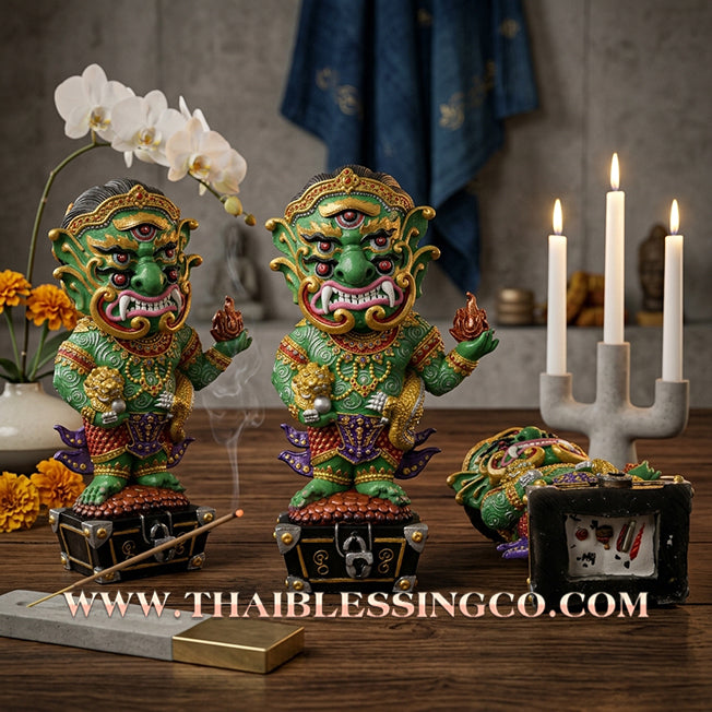 🔥 Sacred "Si Hu Ha Ta" (The Deity of Miraculous Fortune) – Tevada Hai Lap Edition: Arjan Tong, Samnak Phuttha-khun Lanna (2022) – The Grand Engine for Divine Windfalls, Imperial Wealth, and Sovereign Influence!