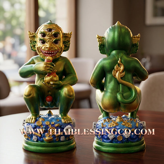 ✨🔥 Sacred "Si Hu Ha Ta" (The Deity of Overflowing Prosperity) – Lamsam Edition: Kruba Kamfan, Wat Ko Choke (2025) – The High-Velocity Engine for Extraordinary Wealth, Sovereign Influence, and Commercial Victory!