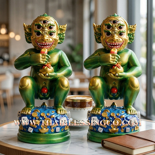 ✨🔥 Sacred "Si Hu Ha Ta" (The Deity of Overflowing Prosperity) – Lamsam Edition: Kruba Kamfan, Wat Ko Choke (2025) – The High-Velocity Engine for Extraordinary Wealth, Sovereign Influence, and Commercial Victory!