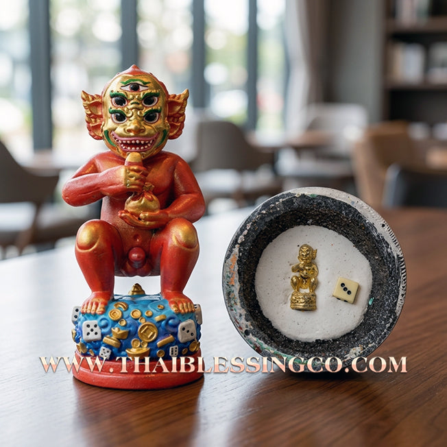 ✨🔥 Sacred "Si Hu Ha Ta" (The Deity of Overflowing Prosperity) – Lamsam Edition: Kruba Kamfan, Wat Ko Choke (2025) – The High-Velocity Engine for Extraordinary Wealth, Sovereign Influence, and Commercial Victory!