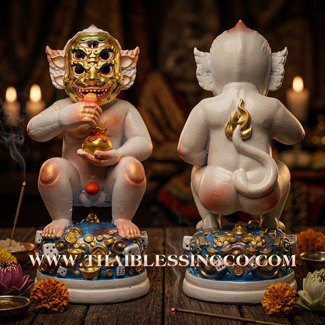 ✨🔥 Sacred "Si Hu Ha Ta" (The Deity of Overflowing Prosperity) – Lamsam Edition: Kruba Kamfan, Wat Ko Choke (2025) – The High-Velocity Engine for Extraordinary Wealth, Sovereign Influence, and Commercial Victory!