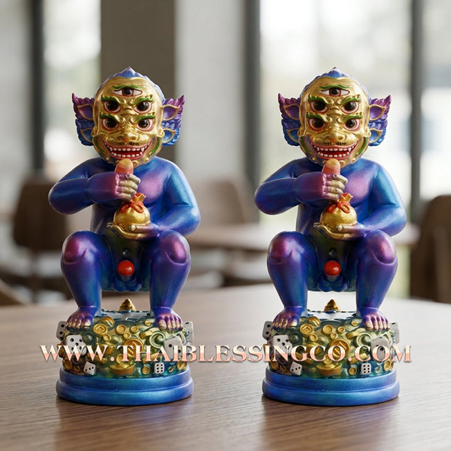 ✨🔥 Sacred "Si Hu Ha Ta" (The Deity of Overflowing Prosperity) – Lamsam Edition: Kruba Kamfan, Wat Ko Choke (2025) – The High-Velocity Engine for Extraordinary Wealth, Sovereign Influence, and Commercial Victory!
