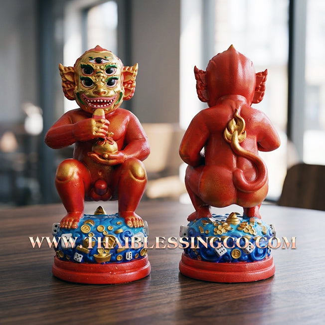✨🔥 Sacred "Si Hu Ha Ta" (The Deity of Overflowing Prosperity) – Lamsam Edition: Kruba Kamfan, Wat Ko Choke (2025) – The High-Velocity Engine for Extraordinary Wealth, Sovereign Influence, and Commercial Victory!