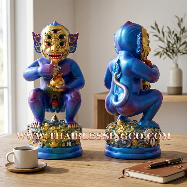 ✨🔥 Sacred "Si Hu Ha Ta" (The Deity of Overflowing Prosperity) – Lamsam Edition: Kruba Kamfan, Wat Ko Choke (2025) – The High-Velocity Engine for Extraordinary Wealth, Sovereign Influence, and Commercial Victory!