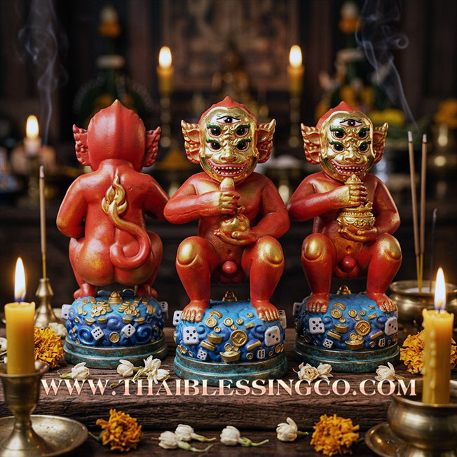 ✨🔥 Sacred "Si Hu Ha Ta" (The Deity of Overflowing Prosperity) – Lamsam Edition: Kruba Kamfan, Wat Ko Choke (2025) – The High-Velocity Engine for Extraordinary Wealth, Sovereign Influence, and Commercial Victory!