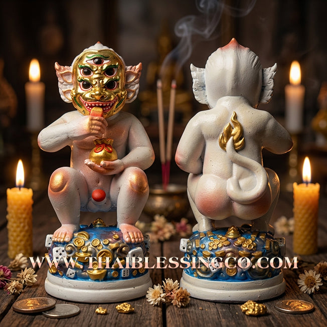 ✨🔥 Sacred "Si Hu Ha Ta" (The Deity of Overflowing Prosperity) – Lamsam Edition: Kruba Kamfan, Wat Ko Choke (2025) – The High-Velocity Engine for Extraordinary Wealth, Sovereign Influence, and Commercial Victory!
