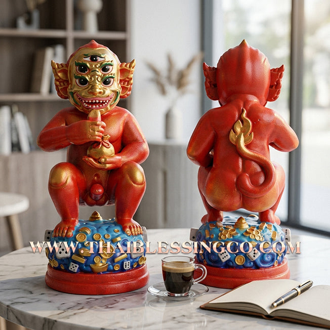 ✨🔥 Sacred "Si Hu Ha Ta" (The Deity of Overflowing Prosperity) – Lamsam Edition: Kruba Kamfan, Wat Ko Choke (2025) – The High-Velocity Engine for Extraordinary Wealth, Sovereign Influence, and Commercial Victory!