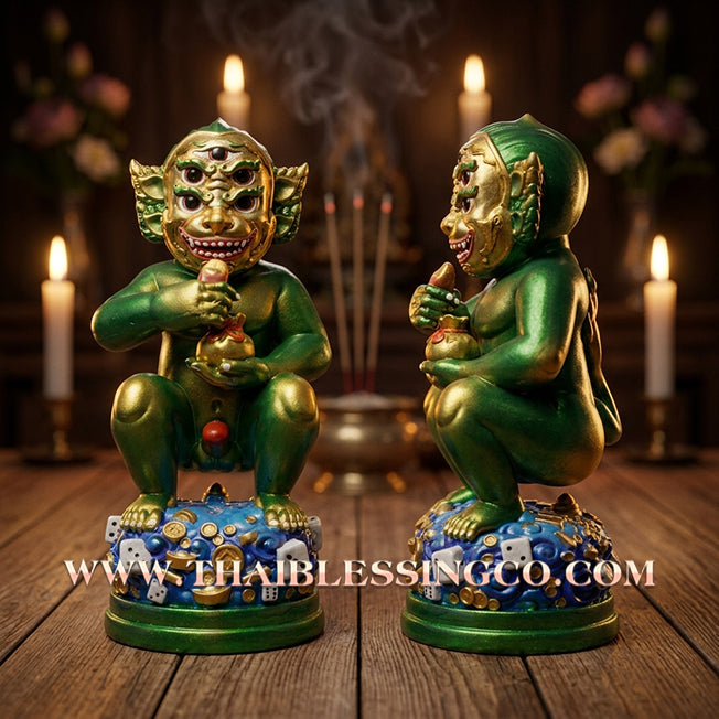 ✨🔥 Sacred "Si Hu Ha Ta" (The Deity of Overflowing Prosperity) – Lamsam Edition: Kruba Kamfan, Wat Ko Choke (2025) – The High-Velocity Engine for Extraordinary Wealth, Sovereign Influence, and Commercial Victory!