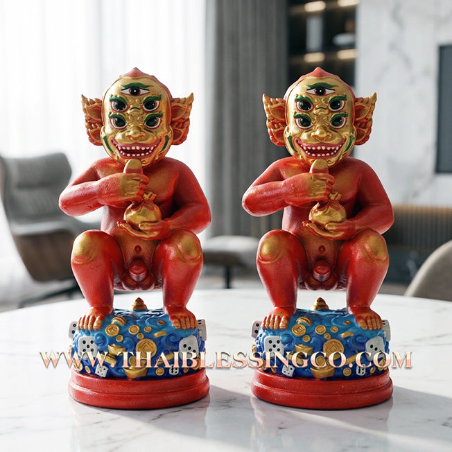 ✨🔥 Sacred "Si Hu Ha Ta" (The Deity of Overflowing Prosperity) – Lamsam Edition: Kruba Kamfan, Wat Ko Choke (2025) – The High-Velocity Engine for Extraordinary Wealth, Sovereign Influence, and Commercial Victory!