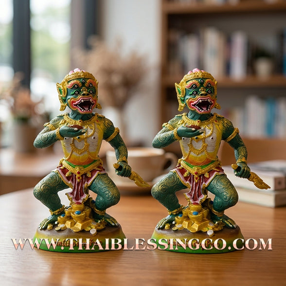 🔥 Sacred "Si Hu Ha Ta" (The Five-Eyed, Four-Eared Deity) – Master Casting Samrit Bronze Edition: Arjan Subin Na Na Thong (2018) – The Ultimate Engine for Windfall Wealth, Infinite Liquidity, and Sovereign Success!