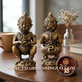 ✨🔥 Sacred "Si Hu Ha Ta" (The Lanna Wealth Deity) – Thong Lam-U Bronze Edition: Kruba Kamfan, Wat Ko Choke (2023) – The Radiant Engine for Windfall Luck, Massive Liquidity, and Sovereign Prosperity!