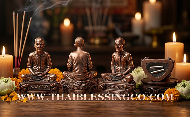 ⛩️ Sacred "Sian Pae Rong Si" (The Master of the Grain Mill) – Large Print, Satta Alloy Edition: Luang Pu Som, Wat Wang Phae (2017) – The Sovereign Engine for Commercial Victory, Infinite Wealth, and Peerless Charisma!