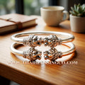 ✨🕉️ Sacred Silver-Plated Bronze "Sihuhuata Millionaire" Bracelet: Master Achan Subin Na Na Thong (2016 Exclusive Edition) – The Legendary Lanna Talisman for Turning Coal into Gold and Manifesting Billionaire Wealth