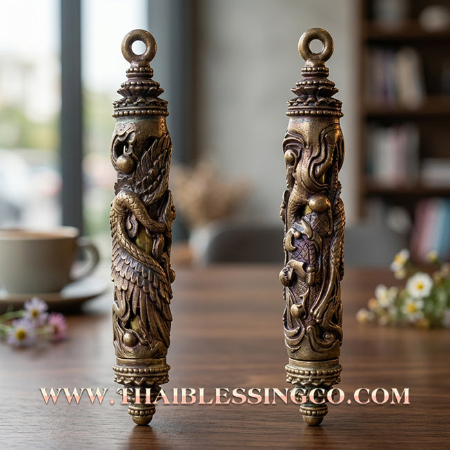 🦢 Sacred "Takrut Hong Chao Sap" (The Swan Lord of Treasures) – Master Alchemical Alloy Edition: The Ultimate Celestial Magnet for Financial Nobility, Business Dominance, and Eternal Prosperity!