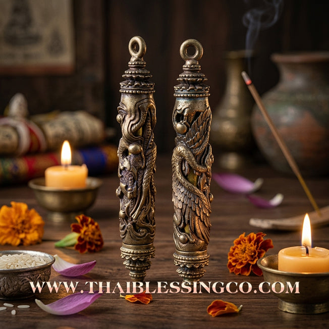 🦢 Sacred "Takrut Hong Chao Sap" (The Swan Lord of Treasures) – Master Alchemical Alloy Edition: The Ultimate Celestial Magnet for Financial Nobility, Business Dominance, and Eternal Prosperity!