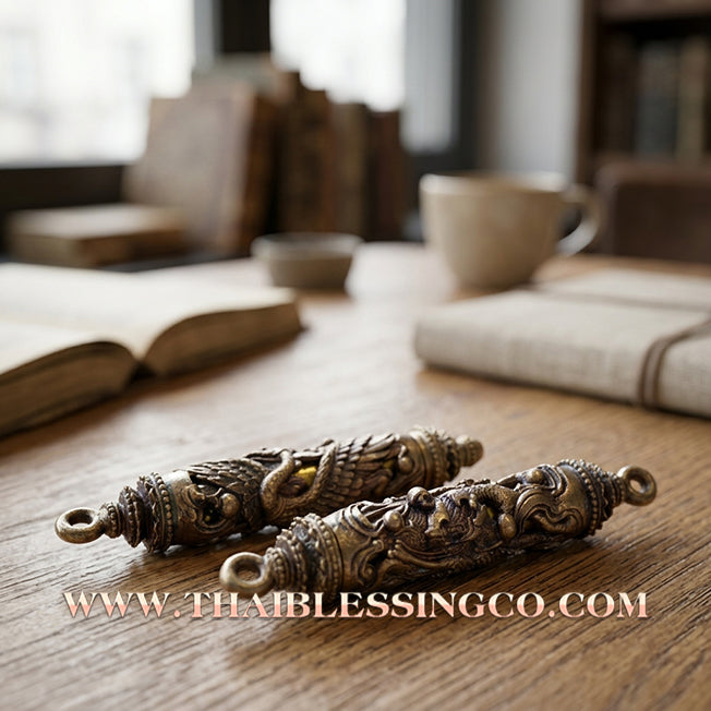 🦢 Sacred "Takrut Hong Chao Sap" (The Swan Lord of Treasures) – Master Alchemical Alloy Edition: The Ultimate Celestial Magnet for Financial Nobility, Business Dominance, and Eternal Prosperity!