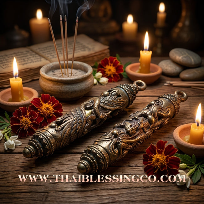 🦢 Sacred "Takrut Hong Chao Sap" (The Swan Lord of Treasures) – Master Alchemical Alloy Edition: The Ultimate Celestial Magnet for Financial Nobility, Business Dominance, and Eternal Prosperity!