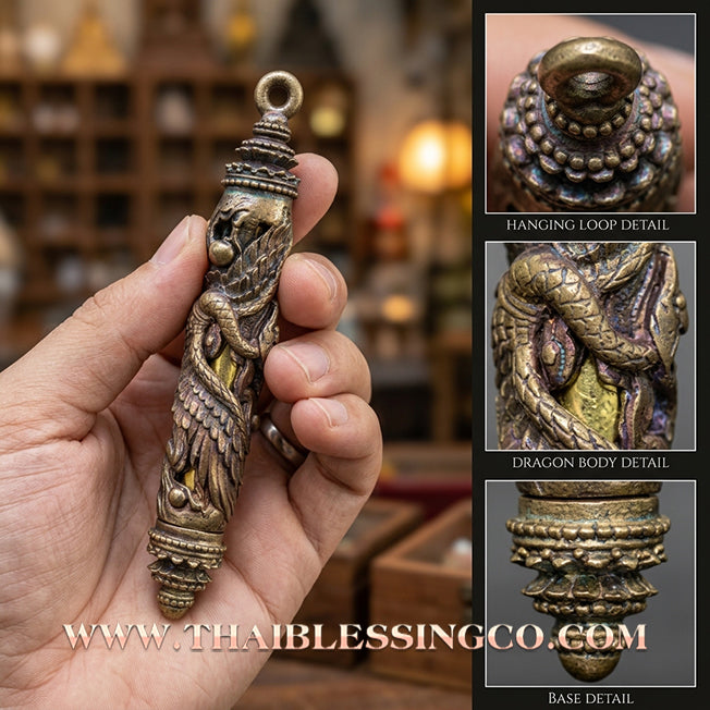 🦢 Sacred "Takrut Hong Chao Sap" (The Swan Lord of Treasures) – Master Alchemical Alloy Edition: The Ultimate Celestial Magnet for Financial Nobility, Business Dominance, and Eternal Prosperity!