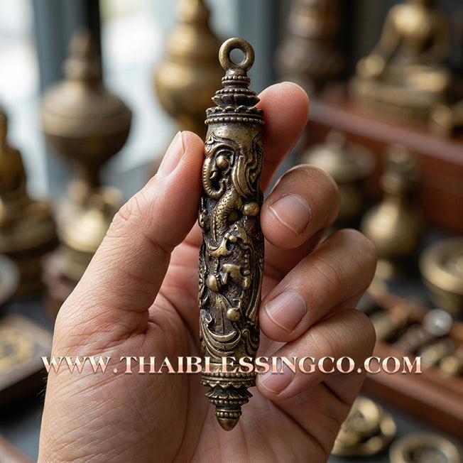 🦢 Sacred "Takrut Hong Chao Sap" (The Swan Lord of Treasures) – Master Alchemical Alloy Edition: The Ultimate Celestial Magnet for Financial Nobility, Business Dominance, and Eternal Prosperity!